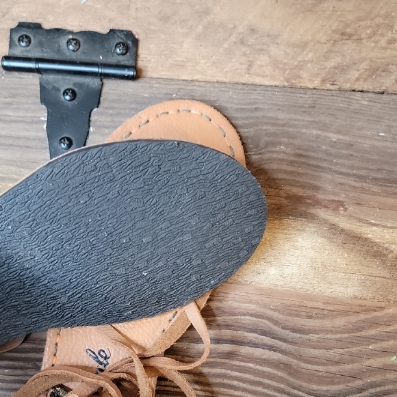 Brown Gladiator Leather Sandals Free People - Picture 6 of 6